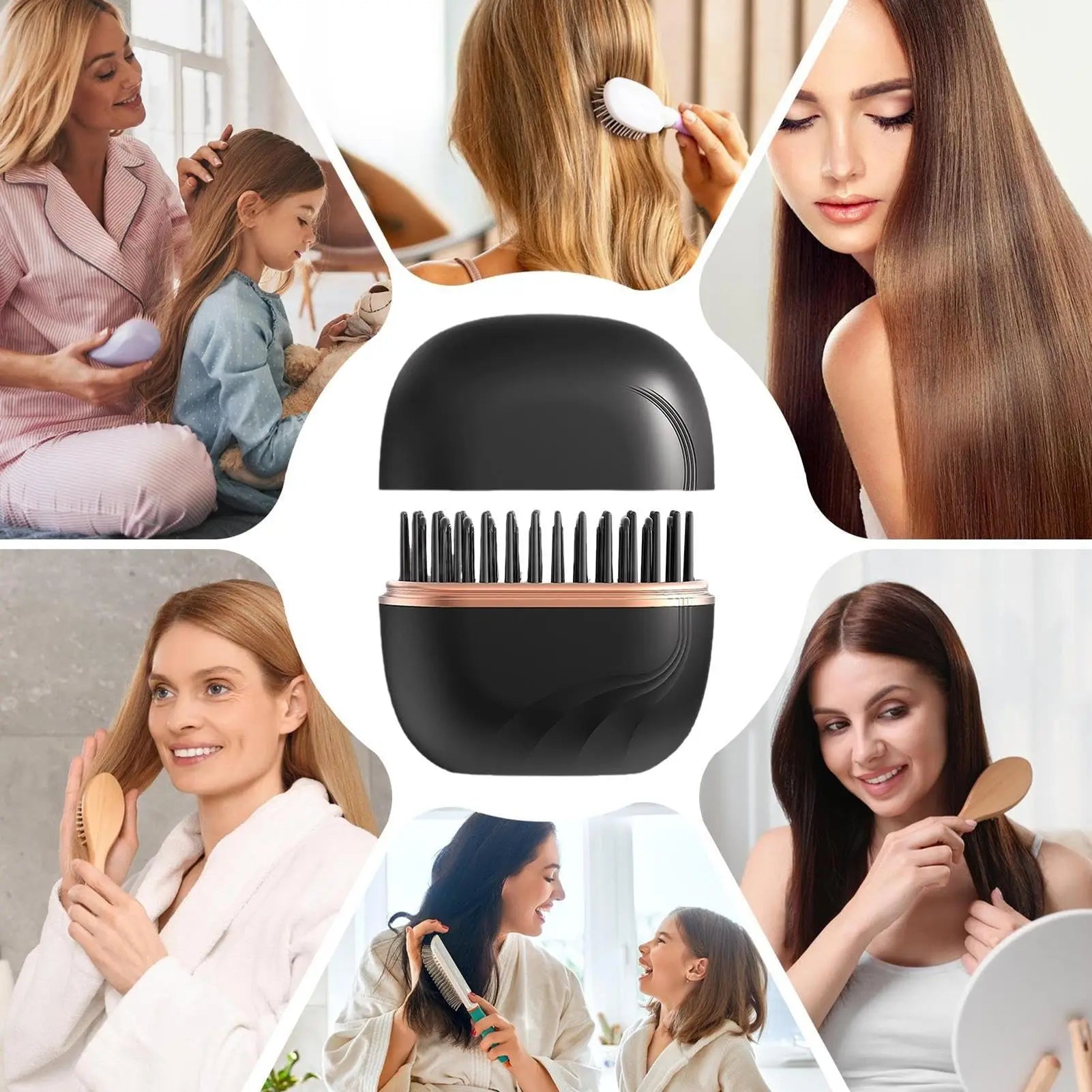 2026 Mini Cordless Hair Straightener Brush