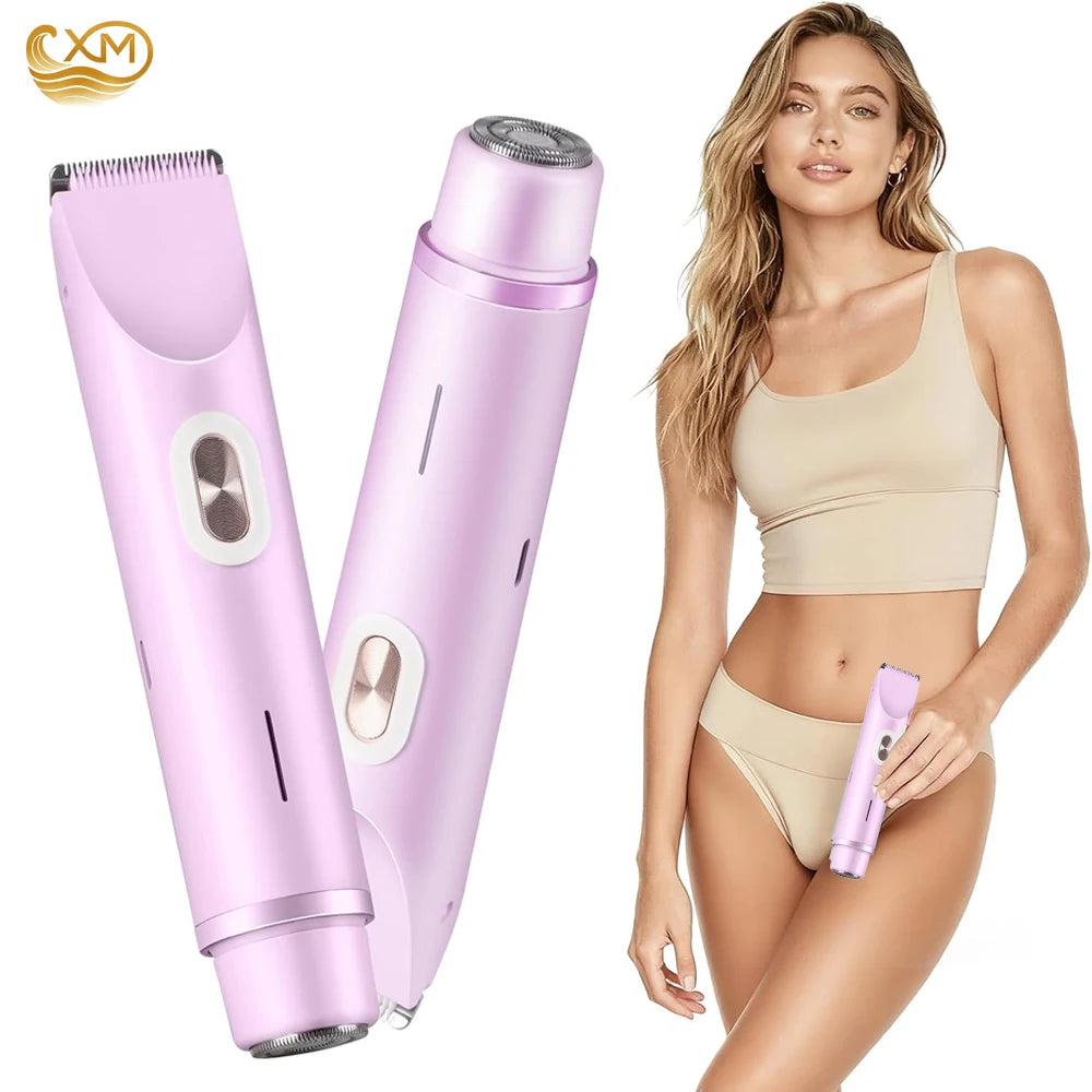 Waterproof Bikini & Body Hair Trimmer for Women