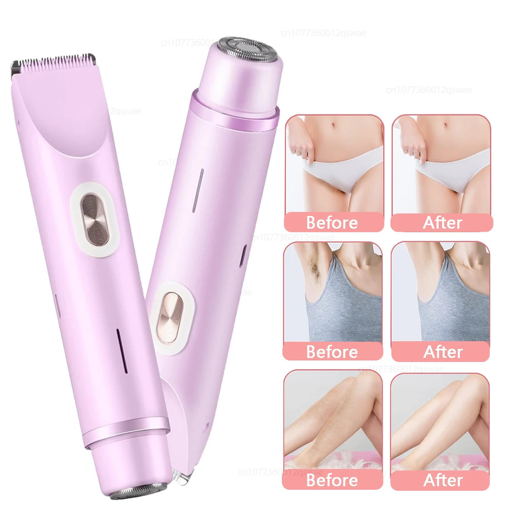 Waterproof Bikini & Body Hair Trimmer for Women