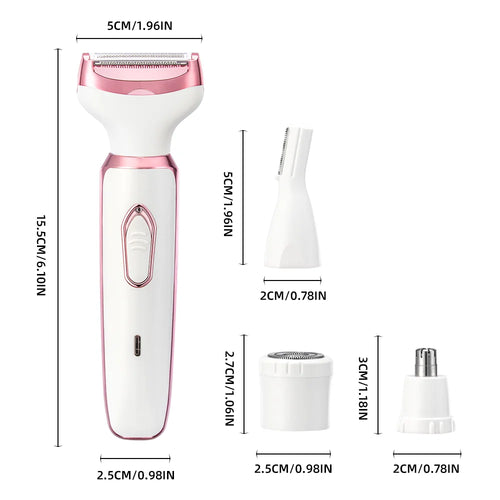 4 In 1 Electric Lady Shaver