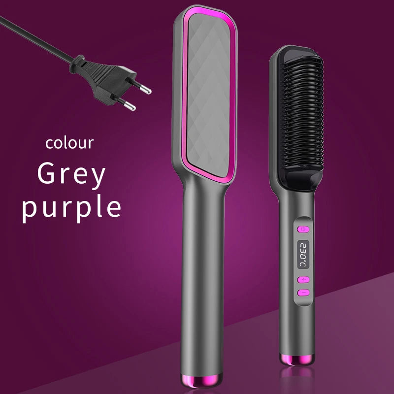 Electric Hot Comb Straightening Brush (Negative Ion)