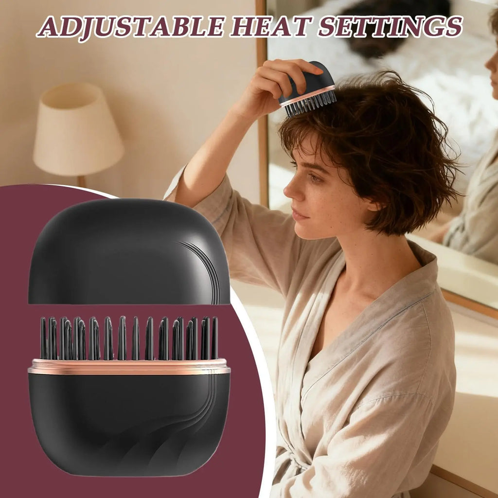 2026 Mini Cordless Hair Straightener Brush