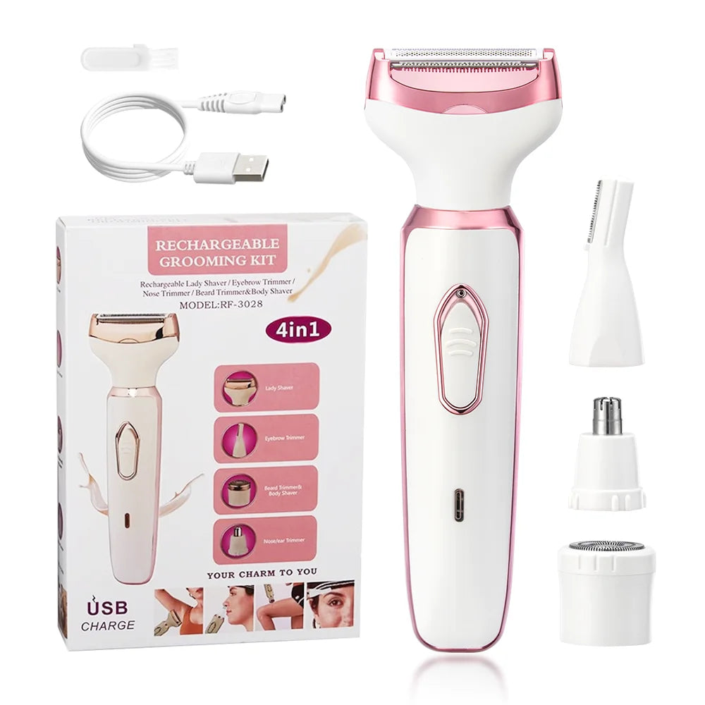 4 In 1 Electric Lady Shaver