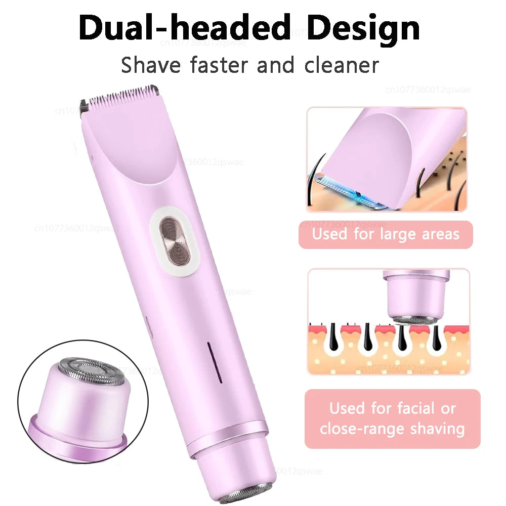 Waterproof Bikini & Body Hair Trimmer for Women