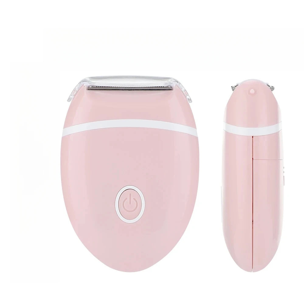 Women's Portable Electric Shaver - Compact Travel Size Body Groomer for Smooth Legs & Underarms, Easy to Clean
