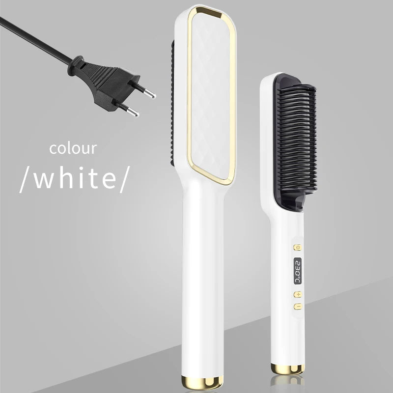 Electric Hot Comb Straightening Brush (Negative Ion)