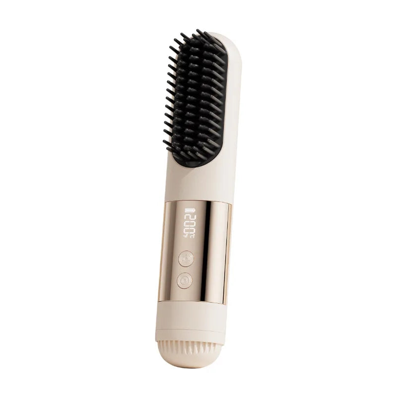 2026 Go Brush Pro™ Cordless Hair Straightener Brush