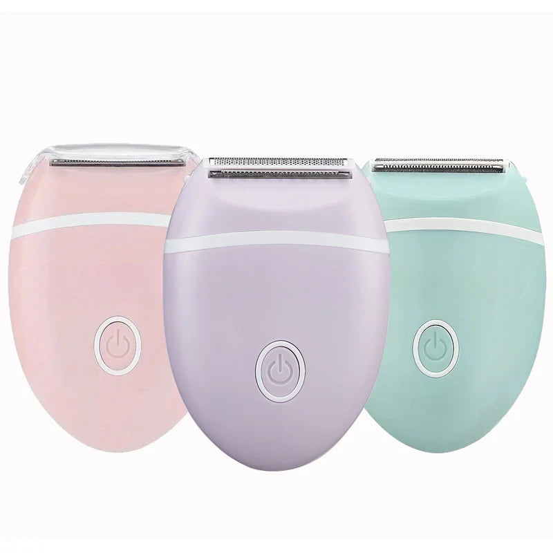 Women's Portable Electric Shaver - Compact Travel Size Body Groomer for Smooth Legs & Underarms, Easy to Clean