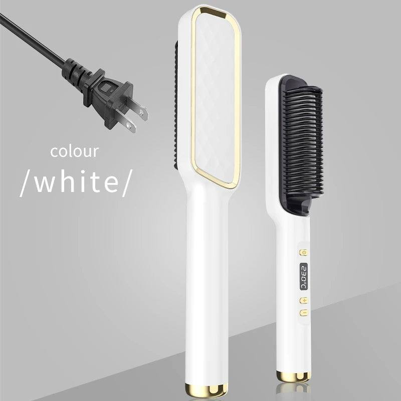 Electric Hot Comb Straightening Brush (Negative Ion)