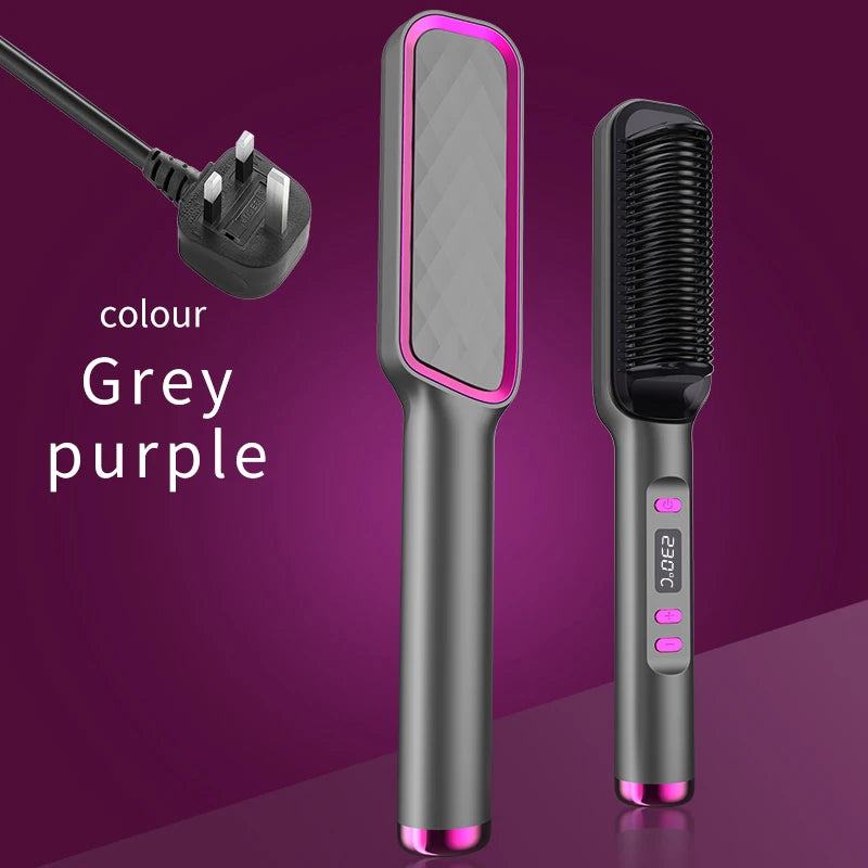 Electric Hot Comb Straightening Brush (Negative Ion)