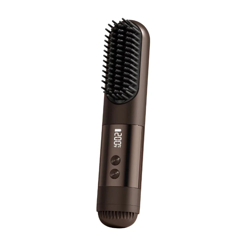2026 Go Brush Pro™ Cordless Hair Straightener Brush