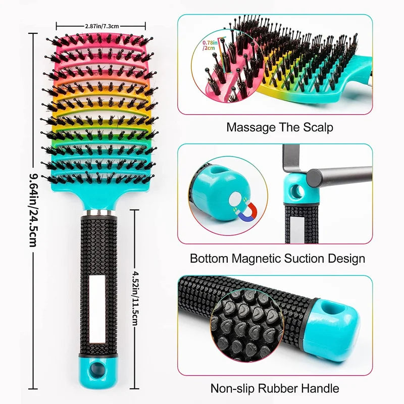 Professional Wet Hair Detangler Brush