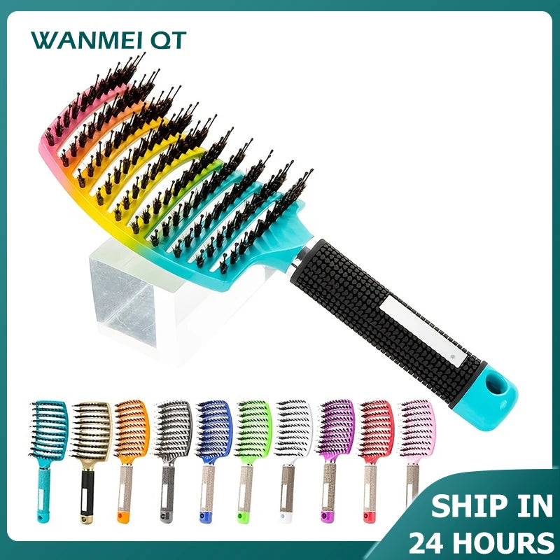 Professional Wet Hair Detangler Brush
